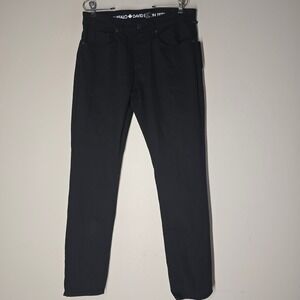 NWT Buffalo David Bitton Jeans Mens Size 32x32 Ash-X Slim Stretch Black Denim